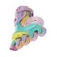 Yvolution: Twista pattini regolabili - arcobaleno, 23-28 - .immagine