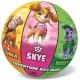 Paw Patrol mønstret gummibold - 14 cm - .billede