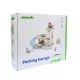 Tooky Toy: Aparcamiento de madera con accesorios - .imagen