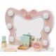 Tooky Toy: Houten kaptafel met vlinders en verlichting - 34 cm - .afbeelding