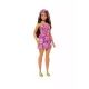 Barbie: Fashionista-Puppe im lila Blumen-Outfit - . bild aus