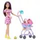 Barbie: Babysitter lege-sæt - barnevogn - .billede