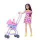 Barbie: Babysitter lege-sæt - barnevogn - .billede