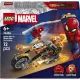 LEGO® Marvel Spider-Man versus Îngerul Iadului pe motocicletă 76335 - .foto