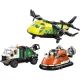 LEGO® City lėktuvo, kėlimo platformos ir oro pagalvės transporto priemonės rinkinys 60505 - .vaizdas