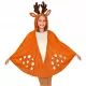 Renne, poncho à capuche costume - taille unique - .image