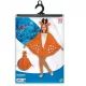Disfraz de reno, poncho con capucha - talla única - .imagen