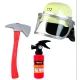 Feuerwehrmann Kostüm-Zubehörset - . bild aus