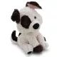 Nici Green: plyshund – siddende, hvid, 35 cm - .billede