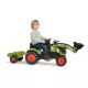 Falk: Traktor pedałowy Claas z przyczepką i ładowarką - .zdjęcie 