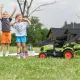 Falk: Trator a pedais Claas - com reboque - .Imagem