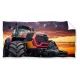 Traktor mintás fürdőlepedő - 70 x 140 cm - . kép