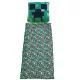 Minecraft: Spací vak Creeper s vankúšom - 60 x 130 cm - .Obrázok