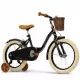 Huffy kinderfiets - Vintage matzwart, 16