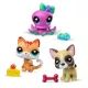 Littlest Pet Shop: set van 3 figuren - serie 4, diverse uitvoeringen - .afbeelding