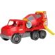 City Truck betonkeverő mixer piros - kartondobozban - . kép