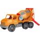 Betonieră City Truck portocalie - în cutie de carton - .foto
