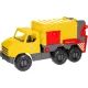 Camion de gunoi City Truck galben - în cutie de carton - .foto
