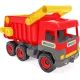 Camion mijlociu - basculantă roșie - în cutie de carton - .foto