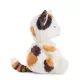 Nici: Alvó trikolor cica plüssfigura kosárban - 12 cm - . kép