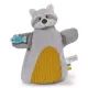 My First Nici : doudou et marionnette 2-en-1 - raton laveur - .image