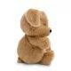 Nici: Alvó bézs kutya plüssfigura kosárban - 12 cm - . kép