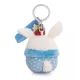 Nici: Muffin nyuszi plüss kulcstartó - 7 cm - . kép