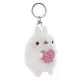 Nici: Molang, het konijn met strik, pluchen sleutelhanger - 8 cm - .afbeelding
