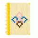Brick: Cuaderno base con tapa y bloques - A5, rayado - .imagen