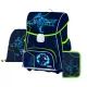 Set zaino scuola Premium One con motivo calcio - 3 pezzi - .immagine