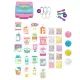 Puffy Pouches: Pufi charm design szett - szupermarket - . kép