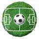 Fóliový balón s motivem fotbalu, kulatý, 36 cm, balený - .obrázek