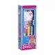 Barbie Csináld magad! pólótervező készlet Barbie babára való pólóval, matricákkal és filctollakkal - . kép