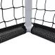 Hudora: Pro Tect Advanced metal fodboldmål, 360 cm – hvid/sort - .billede