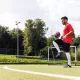 Hudora: Pro Tect Advanced fém focikapu, 360 cm - fehér-fekete - . kép