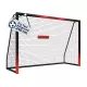 Hudora: Pro Tect Advanced metal fodboldmål 240 cm – sort/rød - .billede