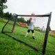Hudora: Pro Tect Advanced metal fodboldmål, 180 cm - sort/rød - .billede