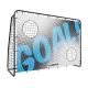 Hudora: Motiv Goal taikinio rėmeliu metaliniai futbolo vartai, 213 cm – juodi - .vaizdas