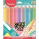 Maped Color Peps Pastel farveblyantsæt, trekantet, 24 stk - .billede