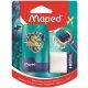 Maped: Dragon 2 w 1 temperówka z pojemnikiem, dwie różne średnice otworów - .zdjęcie 