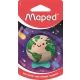 Maped: Planet Anspitzer in Planetenform mit Behälter – ein Loch, verschiedene Ausführungen - . bild aus