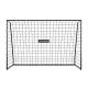 Hudora: TecTo baliza de futebol em metal, 240 cm - preta - .Imagem