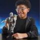 Hasbro: Star Wars interaktīva angliski runājoša Mandalorietis un Grogu rotaļlieta - 30 cm - .attēls