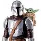 Hasbro: Star Wars Interaktív Angolul Beszélő Mandalóri és Grogu Játékfigura - 30 cm - . kép