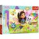 Trefl: Gabi jin babičin hišni Glitter puzzle – 100 kosov - .slika