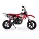 Czerwony elektryczny motocykl crossowy Injusa 24V - .zdjęcie 