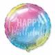 Folijski balon za rođendan – s prijelazom boja, 48 cm - .slika