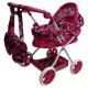 Cărucior de jucărie pentru păpuși cu geantă pentru scutece - 66 cm - .foto