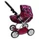 Metalinis žaislinis vežimėlis lėlei – 65 cm - .vaizdas