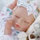Reborn kislány játékbaba kiegészítőkkel 2 – 43 cm - . kép